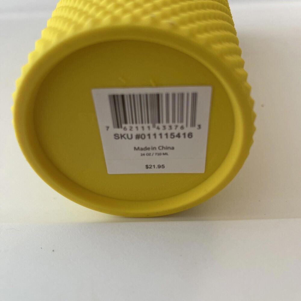 NEW Starbucks Hawaii Exclusive 2020 Pineapple Matte Studded Tumbler Cup 24oz - Picture 4 of 4